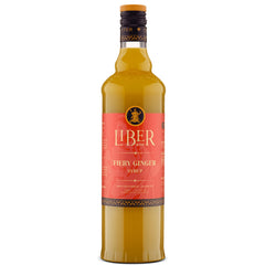 Liber & Co. botella frontal mostrando etiqueta clara y volumen