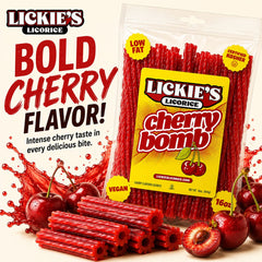 Lickies Licorice primer plano de giros que evidencia textura suave