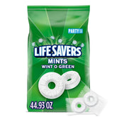 Life Savers bolsa frontal mostrando la presentación grande y fácil de compartir