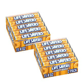 Life Savers frente de la caja mostrando 20 rollos, conveniente para compartir