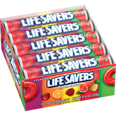Life Savers frontal paquete mostrando diseño y conveniencia