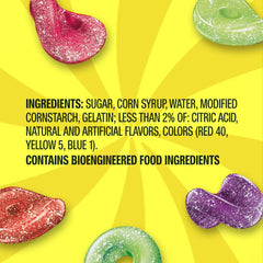 Life Savers gomitas en mano listas para comer y compartir