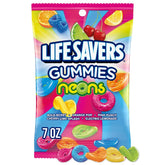 Life Savers paquete frontal mostrando bolsas individuales y colores llamativos para compartir