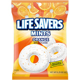 Life Savers empaque frontal mostrando 12 paquetes individuales y conveniencia