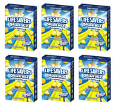 SINGLES TO GO! empaque frontal Life Savers Pineapple Punch mostrando diseño y beneficios