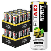 LIFEAID caja pack de 24 latas Citrus Medley listo para almacenar y llevar