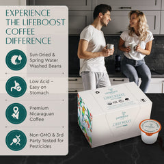 LIFEBOOST cápsula en mano lista para usar, comodidad inmediata
