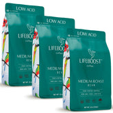 LIFEBOOST empaque frontal mostrando paquete de 12oz y beneficios