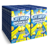 SINGLES TO GO! Lifesavers frente del empaque mostrando 12 sobres útiles para viajes