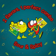 Limon 7 primer plano del polvo, revela textura cítrica y salada