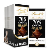 Lindt empaque frontal que muestra calidad premium y atractivo visual