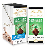 Lindt vista frontal del paquete mostrando las barras y atractivo visual