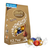 Lindt bolsa frontal mostrando variedad y conveniencia para compartir