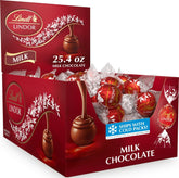 Lindt caja frontal mostrando 60 trufas, ideal para compartir
