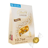 Lindt LINDOR bolsa frontal mostrando diseño y cantidad, ideal para regalar