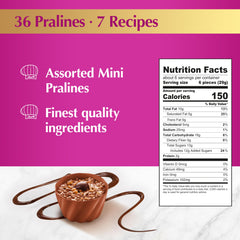Lindt caja abierta con mini pralines visibles y fácil de compartir