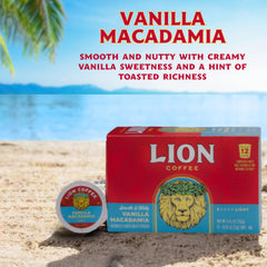 Lion Coffee cápsula en mano para comparar tamaño y facilidad de uso