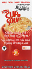 Lipton caja frontal del producto mostrando 22 sobres para conveniencia rápida