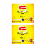 Lipton empaque frontal mostrando la marca y beneficio de infusión consistente