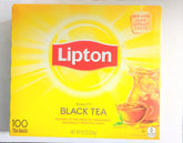 Lipton frente del empaque con 3 cartones, muestra ahorro y almacenamiento práctico