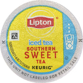 Lipton paquete frontal mostrando 22 K-Cups y conveniencia inmediata