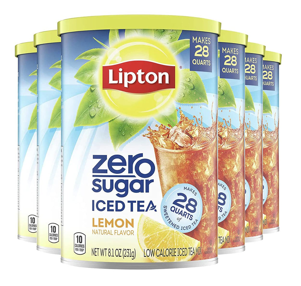 Lipton lata frontal mostrando el diseño y rendimiento del producto