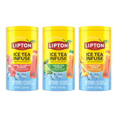 Lipton pack variedad frontal mostrando los tres sabores para elección rápida