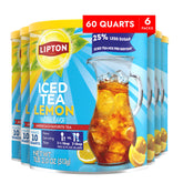 Lipton envase frontal con sabor limón mostrando rendimiento y conveniencia
