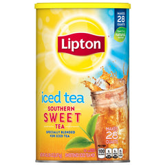 Lipton té servido en vaso durante evento, ideal para servir a invitados