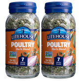 Litehouse frasco delantero con mezcla de hierbas para pollo, conserva aroma