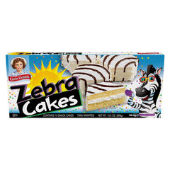Little Debbie primer plano Cosmic Brownie con chispas coloridas que llaman la atención
