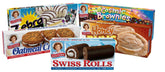 Little Debbie paquete surtido frontal con las cinco cajas visible, ideal para ofrecer variedad