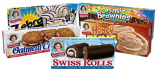 Little Debbie paquete surtido frontal con las cinco cajas visible, ideal para ofrecer variedad