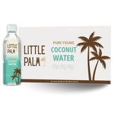 Little Palm botella frontal mostrando etiqueta y frescura del producto