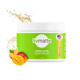 LIV MATTE frente del envase mostrando etiqueta y sabor peach mango