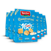 Loacker Quadratini pack frontal mostrando diseño y ventaja frescura