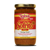 Loisa sofrito rojo frasco frontal muestra etiqueta clara y sabor auténtico
