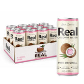 lōkal chōice real coconut water frente de la lata, hidratación natural inmediata