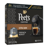 L'OR Peet's French Roast paquete frontal mostrando diseño y cantidad