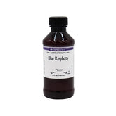 LorAnn Oils botella frontal frambuesa azul muestra intensidad de sabor