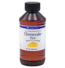 LorAnn Cheesecake botella frontal mostrando tamaño y uso práctico