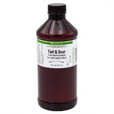LorAnn botella frontal 16 oz mostrando etiqueta y tamaño práctico