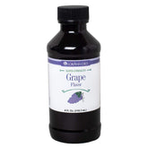 LorAnn botella frontal de Grape SS Flavor mostrando etiqueta y tamaño útil