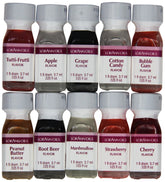 LorAnn Oils envase frontal del flavoring Super Strength con etiqueta visible y uso profesional