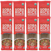 Lotus Foods empaque frontal de soba orgánicos mostrando el sello USDA Organic