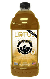 LOTUS PLANT POWER botella frontal Skinny Gold clara y sin azúcar