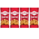 Louisiana Fish Fry Products paquete frontal mostrando diseño y beneficio práctico