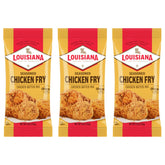 Louisiana Fish Fry paquete frontal que muestra la marca y el tamaño 9 oz, ideal para despensa