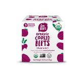 Love Beets frente del envase mostrando 500g y pack de 3 con conveniencia