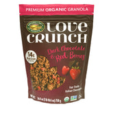 Love Crunch frente del empaque mostrando etiqueta orgánica y tamaño pack